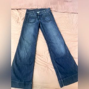 Sandro wide leg jeans